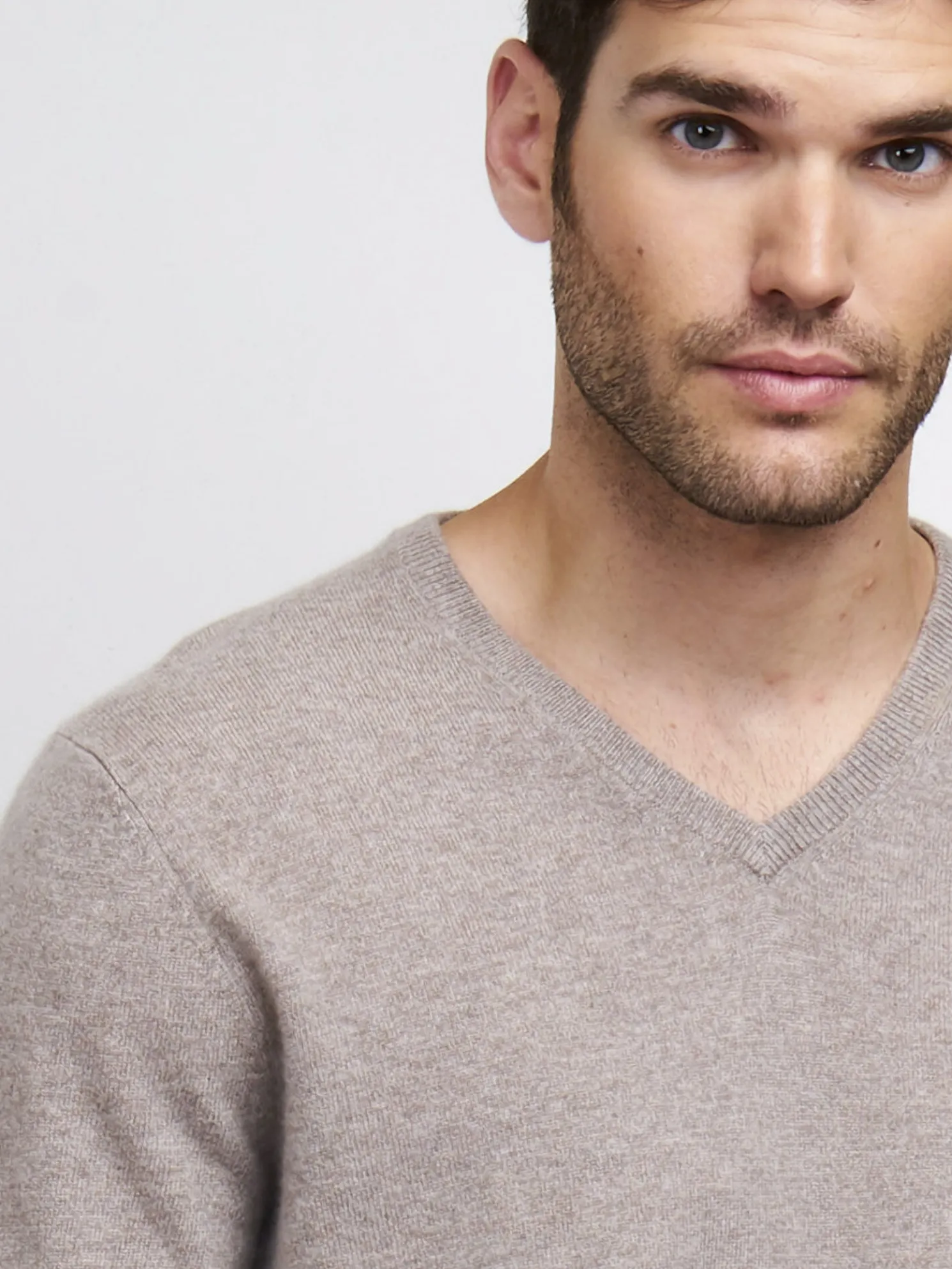 Basic Heren-Trui Met V-Hals
