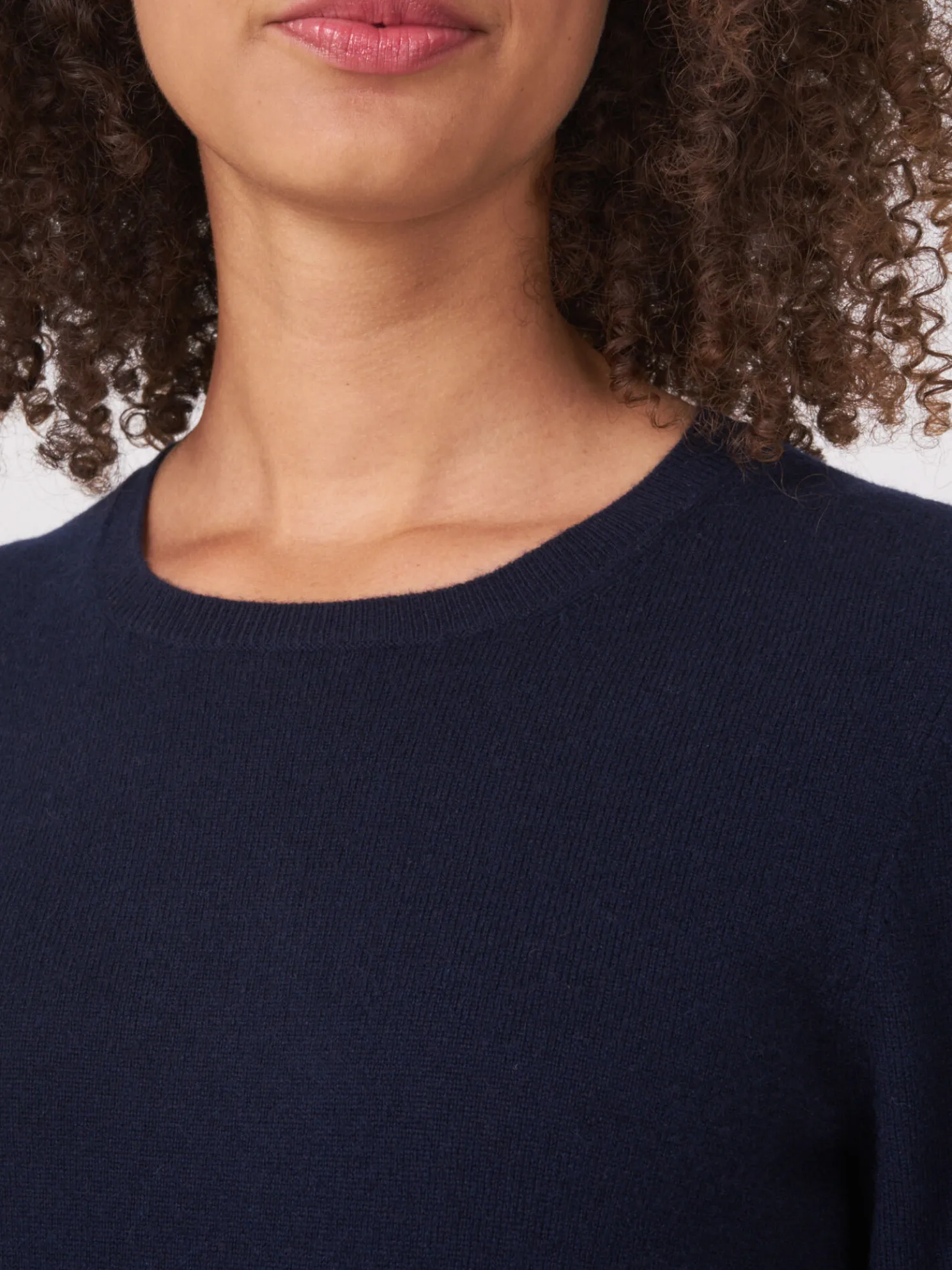 Basic Trui Met Ronde Halslijn