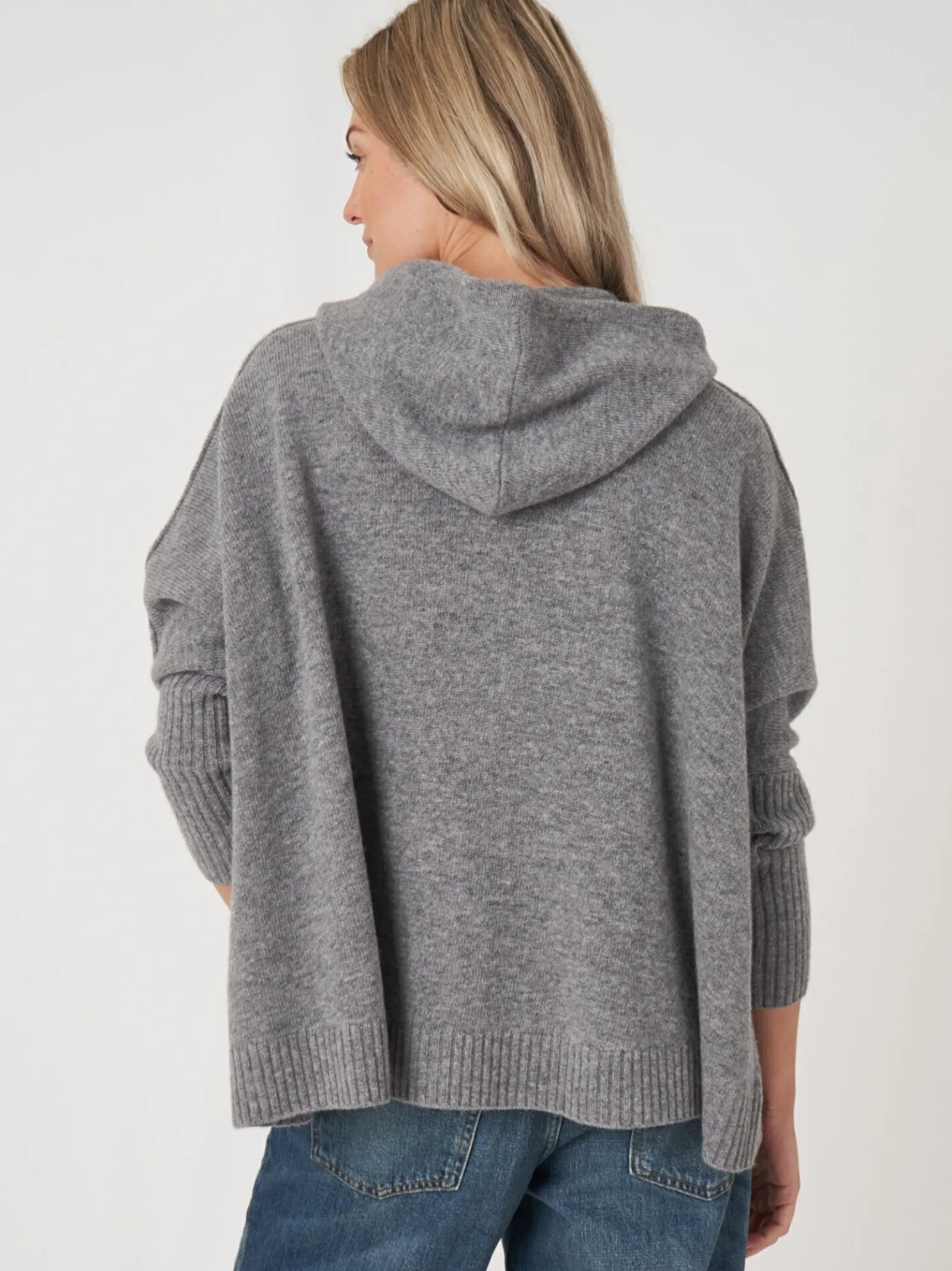 Casual Gebreide Hoodie Met Rits