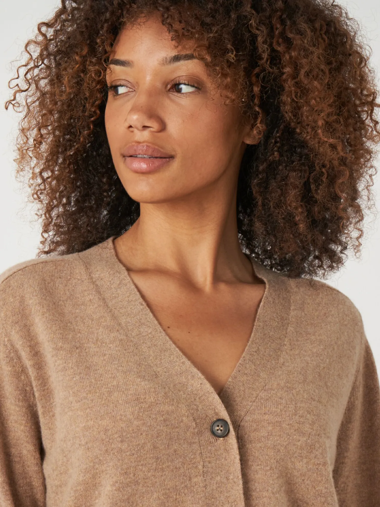 Licht En Zacht Cashmere Vest Met Zakken