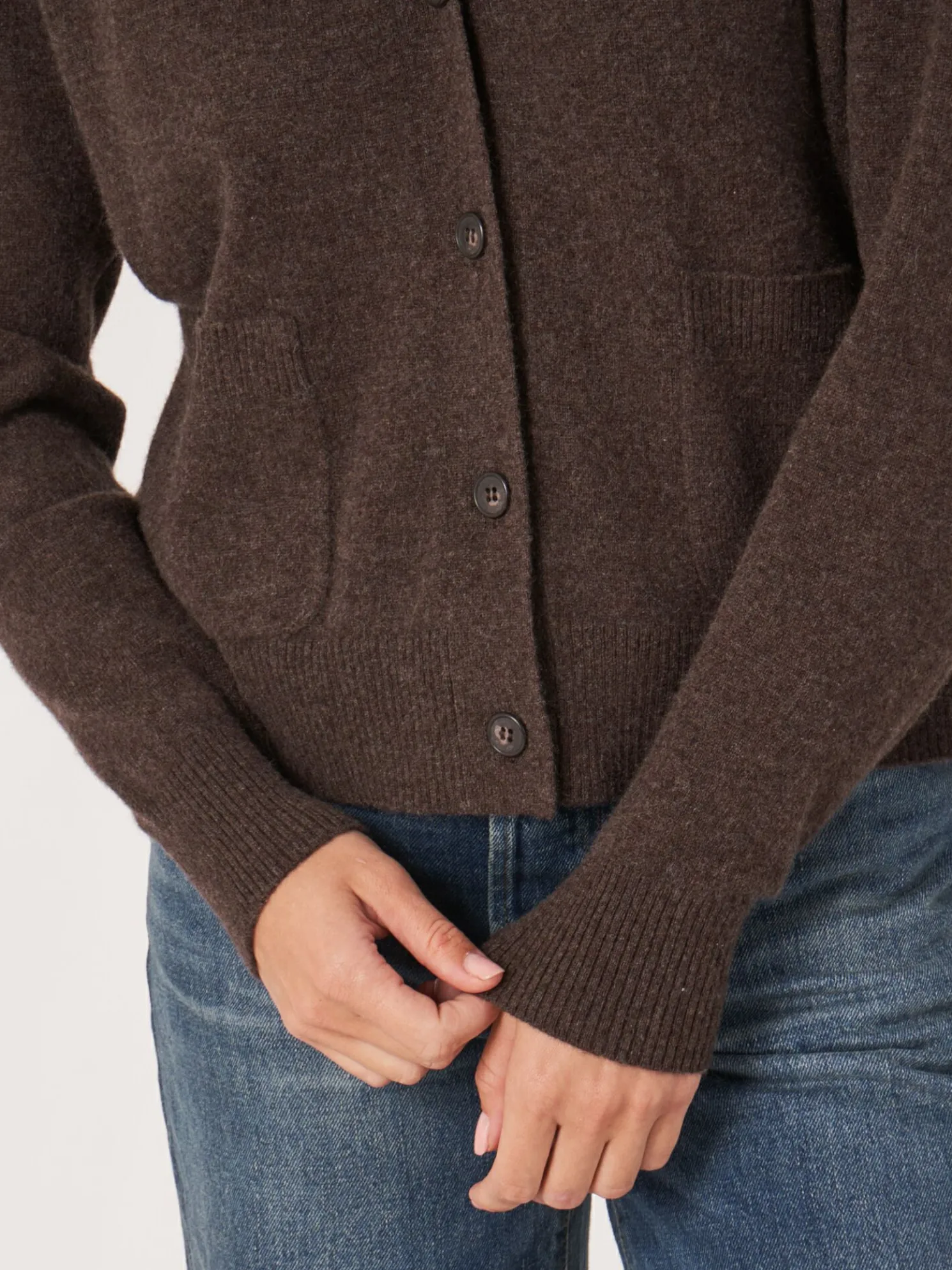 Licht En Zacht Cashmere Vest Met Zakken