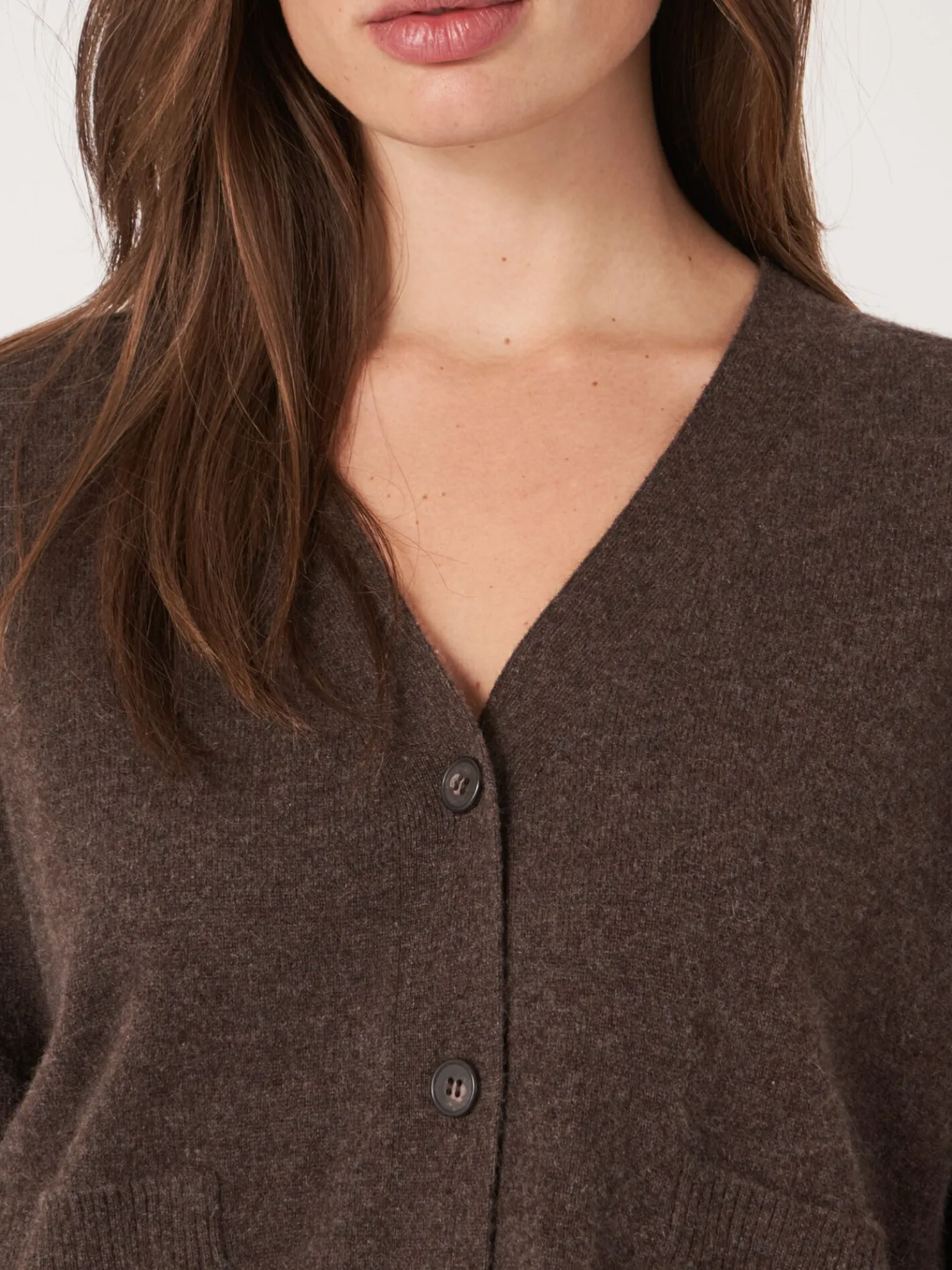 Licht En Zacht Cashmere Vest Met Zakken