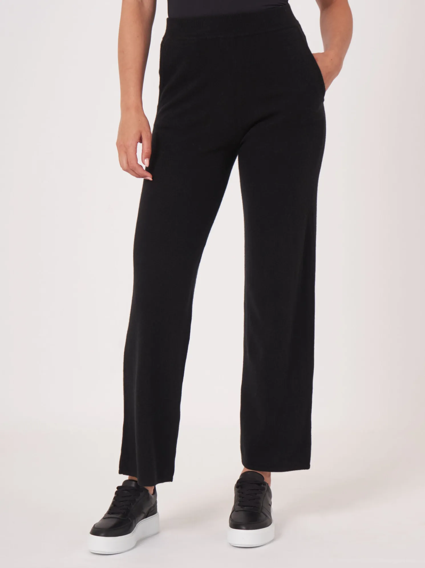 Rechte Gebreide Broek