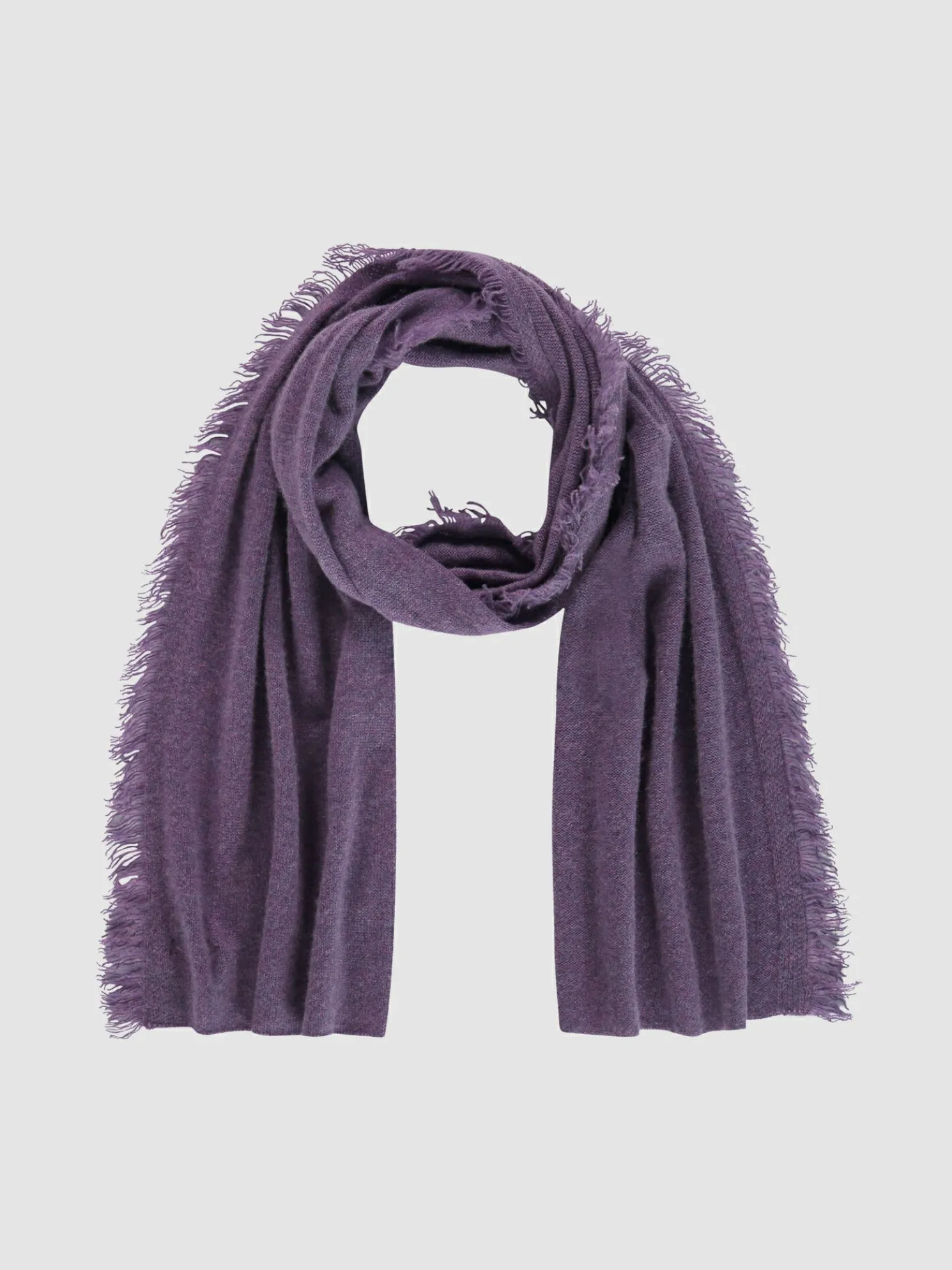 Sjaal Met Franjes Van Biologisch Cashmere